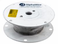 392045-wh005 Alpha Wire Hook-up Wire Silicone Series White 0.52 mm² Hook Up Wire, 20 AWG, 10/0.25 mm, 30m, Silicone Rubber