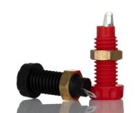 191-7883 RS PRO Black/Red Female Banana Socket, 4 mm Connector, 10A, 30 V ac, 60V dc, Nickel Plating