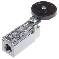 902-6907 RS PRO Adjustable Roller Lever Limit Switch, NO/NC, IP66, DPST, Zinc Alloy Housing, 400V ac Max, 10A Max