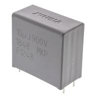 mkp1848610094p4 Vishay MKP1848 DC-Link Polypropylene Film Capacitor, 900V dc, ±5%, 10μF, Through Hole
