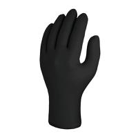 skg00524b Skytec TX524 Black Powder-Free Nitrile Disposable Gloves, Size M, 100 per Pack