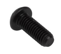 281-300 RS PRO Black, Self-Colour Steel Hex Socket Button Screw, ISO 7380, M6 x 16mm