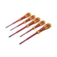t49283d CK T49283D Pozidriv; Slotted Insulated Screwdriver Set, 5-Piece