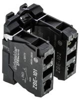 zb5az105 Schneider Electric Harmony XB5 Series Contact Block, 600V, 1NO + 1NC