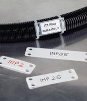 151-42159-imp15-pa66-wh HellermannTyton 151 Cable Tie Cable Marker, Clear, Pre-printed "Blank", for Cable Bundle, 151-42159 IMP1.5-PA66-WH