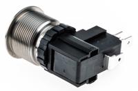 175-8200 RS PRO Illuminated Push Button Switch, Latching, Panel Mount, 22.2mm Cutout, SPDT, White LED, 250 / 125V ac, IP67