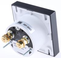 pd72mis10a21-001 HOBUT PD72SD Analogue Panel Ammeter 0/10/20A Direct Connected AC, 72mm x 72mm Moving Iron