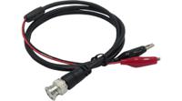 rnd-350-00011 BNC Plug - 2 IC crocodile test lead, RG5