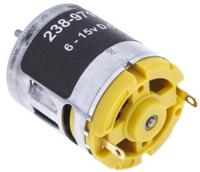238-9715 RS PRO Geared DC Motor, 5.75 W, 6 → 15 V dc, 58.8 gcm, 10668 rpm, 2.31mm Shaft Diameter
