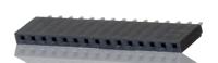 ssw-115-01-t-s Samtec SSW Series Straight Through Hole Mount PCB Socket, 15-Contact, 1-Row, 2.54mm Pitch, Solder Termination