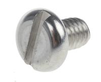 189-355 RS PRO Slot M4 Pan A4 316 Stainless Steel Machine Screws DIN 85 x 6.0mm