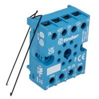 9026sma Finder 90 250V ac DIN Rail Relay Socket, for use with 60.12