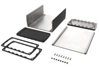 84686200hmt1-abph-1680-0150 Bopla Alubos (Set) Series Black Aluminium General Purpose Enclosure, IP65, Black Lid, 169 x 82 x 200mm