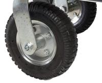 252-034 RS PRO Foldable Flatbed Steel Platform Trolley, 956 x 608 x 907mm, 300kg Load