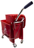 705-6259 20L Plastic Red Mop Bucket With Handle