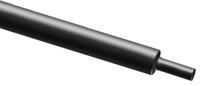 137-438 RS PRO Halogen Free Heat Shrink Tubing, Black 3.2mm Sleeve Dia. x 100cm Length 2:1 Ratio