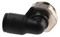 3199-10-21 Legris LF3000 Series Elbow Threaded Adaptor, G 1/2 Male to Push In 10 mm, Threaded-to-Tube Connection Style