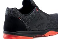 6707342 Heckel RUN-R PLANET Men's Black, Red Composite Toe Capped Safety Shoes, UK 8, EU 42