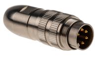 0332-05-1 Lumberg 5 Pole Din Plug, DIN EN 60529, 5A, 250 V ac IP68, Male, Cable Mount