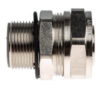 7tca296020r0204-sp25m25m Adaptaflex Swivel, Conduit Fitting, 25mm Nominal Size, M25, Brass, Silver IP65 rating