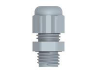 1sng601011r0000 Entrelec 1SNG Series Grey PA 6 Cable Gland, M12 Thread, 3mm min., 6.5mm max., IP66, IP68