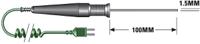 342-8883 RS PRO K General Temperature Probe, 100mm Length, 1.5mm Diameter, +1100 °C Max