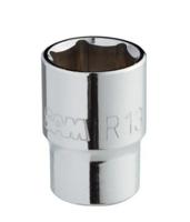 r-8 SAM 1/4 in Drive 8mm Standard Socket, 6 point, 25 mm Overall Length