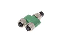 1696183 Phoenix Contact 4 Pole M8 Plug to 6 Pole M8 Socket Adapter