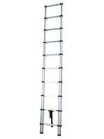 100599 Zarges Telescopic Ladder Aluminium 9 steps 2.9m open length