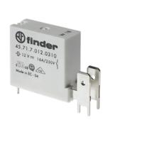 457170120310 Finder PCB Mount Power Relay, 12V dc Coil, 16A Switching Current, SPST-NO