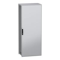 nsysfn20850 Schneider Electric PanelSeT SFN Series Galvanised Steel Single-Door-Door Floor Standing Enclosure, Plain Door Door,