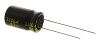 eeufm0j332 Panasonic 3300μF Aluminium Electrolytic Capacitor 6.3V dc, Radial, Through Hole - EEUFM0J332