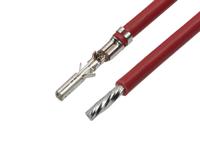 214761-2224 Molex Female Micro-Fit 3.0 to Unterminated Crimped Wire, 300mm, 0.75mm², Red
