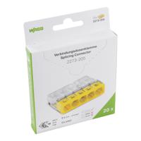 2273-205995-020 WAGO, 2273 Wire Splice Splice Connector, Clear Insulation, Tin 2.5 mm²