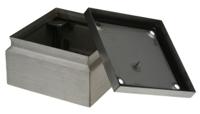 144-1348 RS PRO Steel Junction Box, IP66, 150 x 150 x 80mm