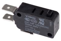 v15h22-cz100 Honeywell Plunger Micro Switch, Quick Connect Terminal, 22 A @ 250 V ac, SPDT, IP67