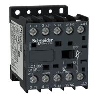 lc1k12016bls207 Schneider Electric TeSys TeSyS K Contactor, 24 V Coil, 3-Pole, 12 A, 3 kW, 3NO, 24 V