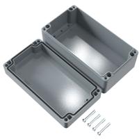 01122209 Rose Aluminium Standard Series Grey Die Cast Aluminium Enclosure, IP66, IK09, Grey Lid, 220 x 120 x 90mm
