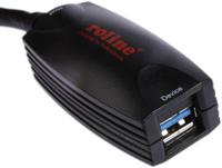 12041096-8 Roline USB 3.0, Male USB A to Female USB A, 5m