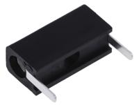102-9210 RS PRO Black Female Test Socket, 2mm Connector, Solder Termination, 5A, Silver Plating