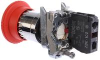 xb4bs8442 Schneider Electric Harmony, Red, Twist to Reset 40mm Mushroom Head Emergency Button