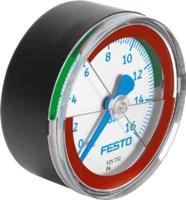 ma-40-16-r18-e-rg Festo Analogue Pressure Gauge 16bar Back Entry 40mm Outside Diameter
