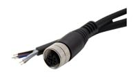 rnd-205-01210 RND Female 5 way Straight M12 to Free End Cable Connector Cable, 5 m