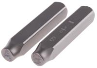 875-4780 RS PRO 10mm x 36 Piece Engraving Letter Punch Set, (27 Pieces x Capital A → Z English Letter Dot Steel Stamp, 9