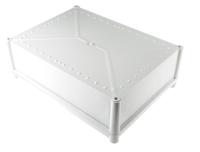 pc-3828-13-g-enclosure Fibox SOLID PC Series Grey Polycarbonate Enclosure, IP67, Grey Lid, 378 x 278 x 130mm