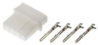 1480-426-163305-2 TE Connectivity, Commercial MATE-N-LOK Male Connector Housing, 5.08mm Pitch, 4 Way, 1 Row