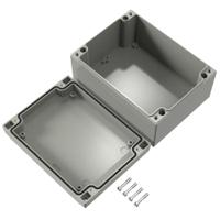 041216080 Rose Aluform Series Grey Die Cast Aluminium Enclosure, IP66, IK09, Grey Lid, 160 x 120 x 81mm