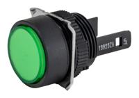 a165l-tga-24d-2 Omron A16 Series Illuminated Push Button, Panel Mount, 16mm Cutout, DPDT, 24V ac/dc, IP66