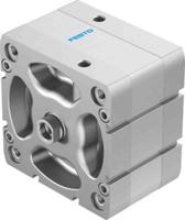 adn-100-10-i-p-a Festo Pneumatic Compact Cylinder - 536384 100 mm Bore, 10 mm Double Acting Acting