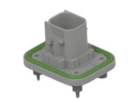 2-2377477-1 TE Connectivity 2-23774 Series Vertical Panel PCB Header, 6 Contact(s), 6 mm Pitch, 2 Row, Shrouded